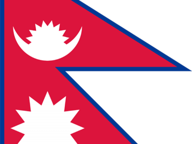 Flag Clipart Nepali - Unique Flag In The World (640x480)