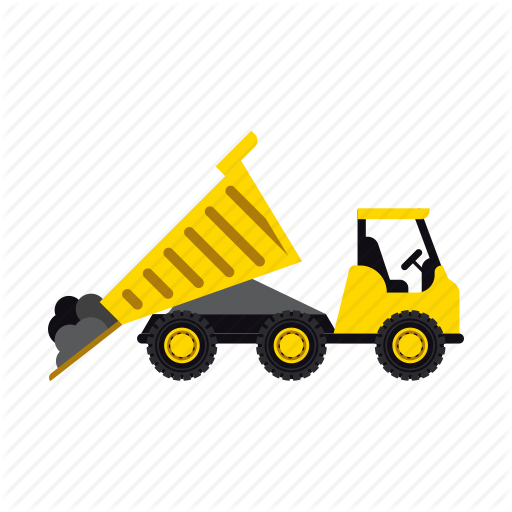 Construction Heavy Soil Transportation Vehicle Icon - Dumper Truck Icons (512x512)