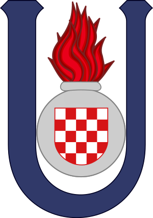 The Children Were Clothed In Black With Caps Bearing - U Ustase (300x428)