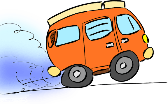 Assigned To You Details - Minibus Clipart (576x357)
