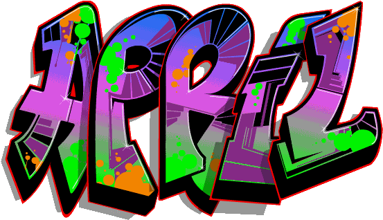 April Graffiti - Http - //fc09 - Deviantart - Net/fs71/f - Graffiti April (611x323)