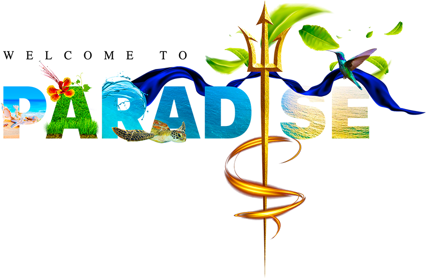 Welcome To Paradise Clipart , Png Download - Graphic Design (851x556)