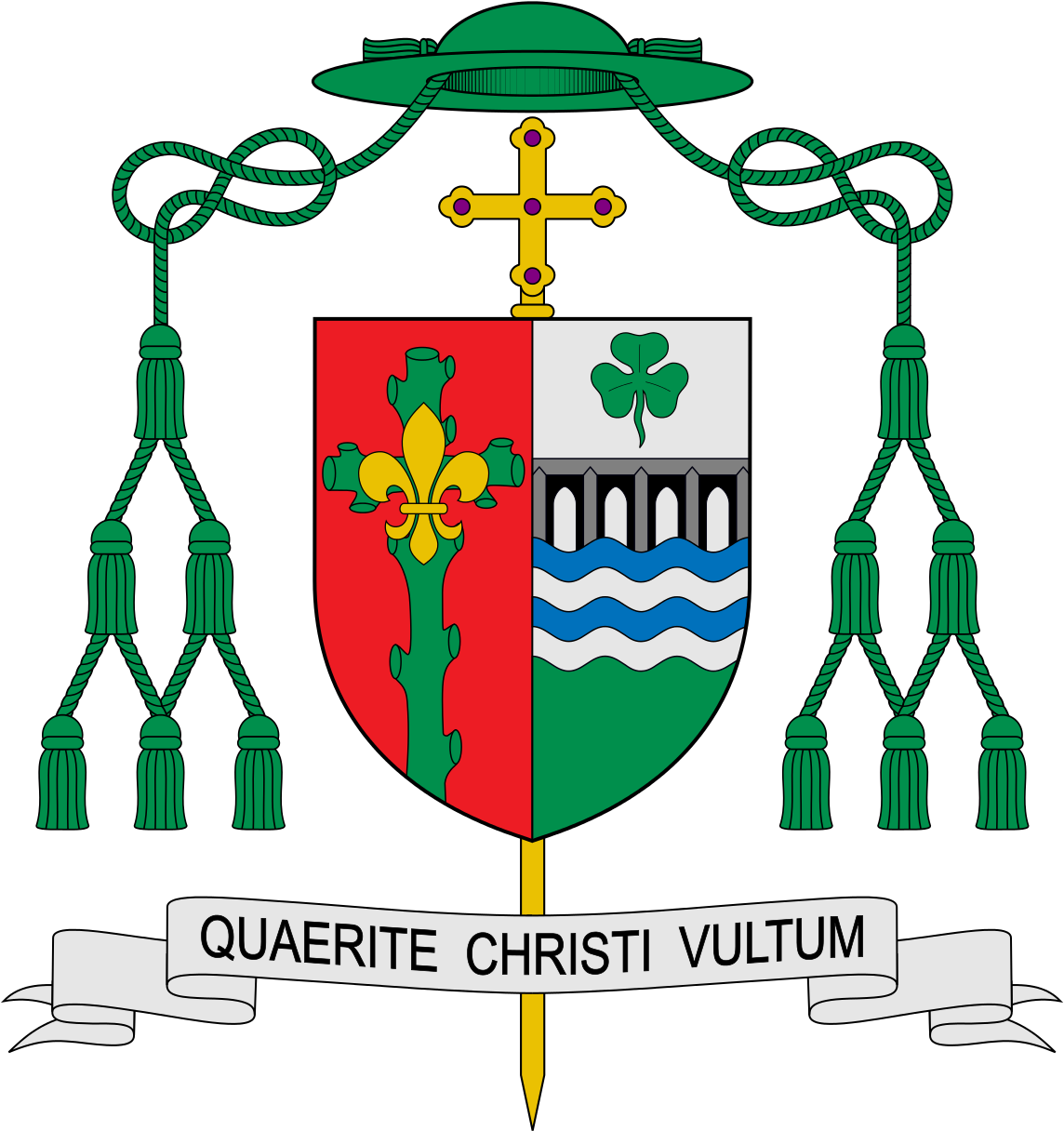 31st Sunday In Ordinary Time - Archbishop Bernard Longley Coat Of Arms (1150x1226)