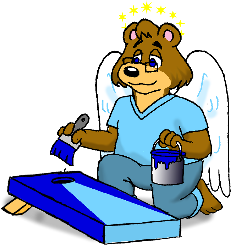 Painting My Boards - Cartoon (805x1000)