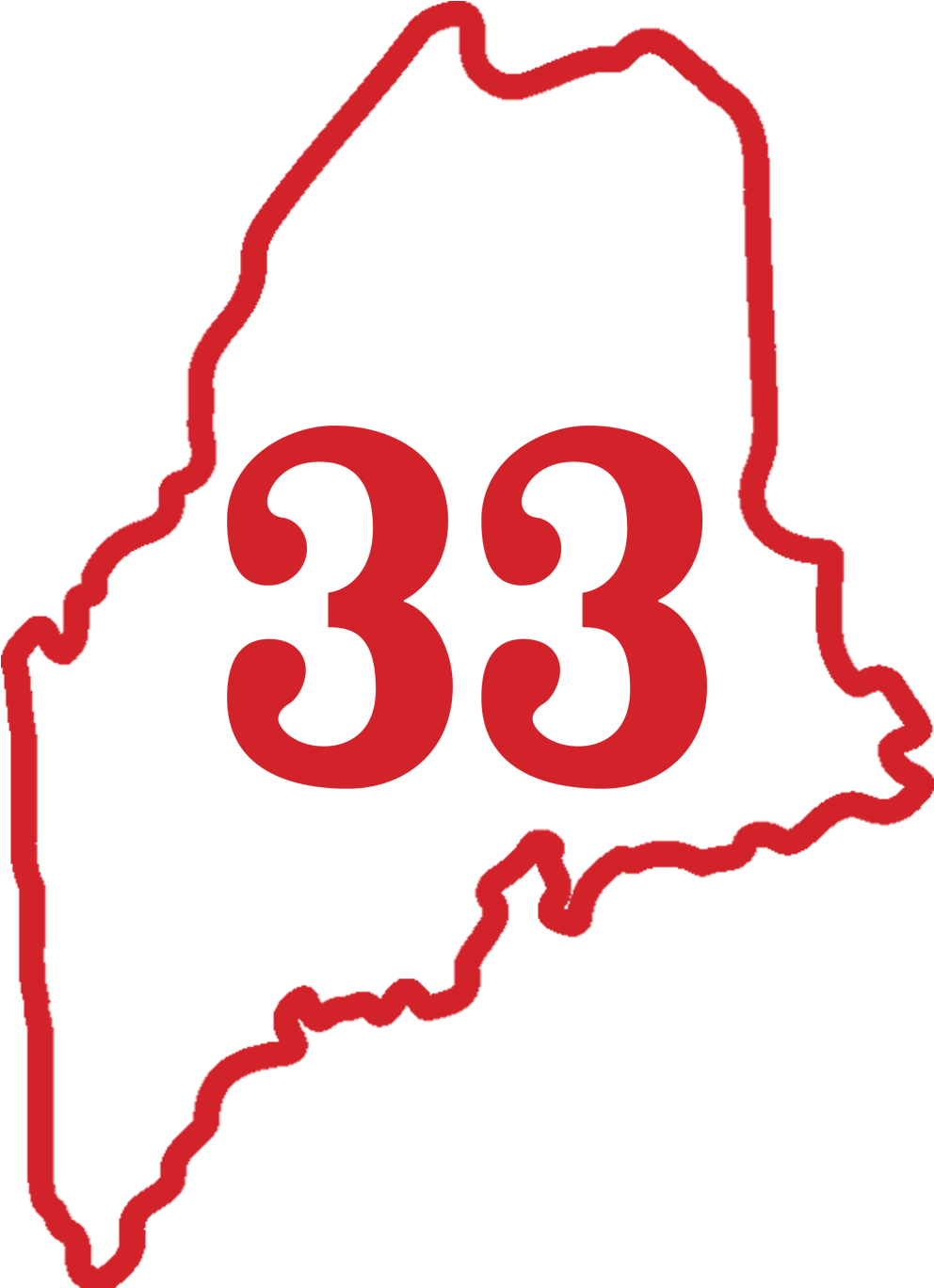 State Of Maine Drawing (1372x1371)