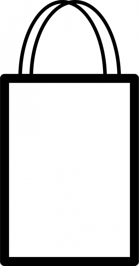 Turkey Shopping Bags Clipart - Tote Bag Icon Png (450x861)