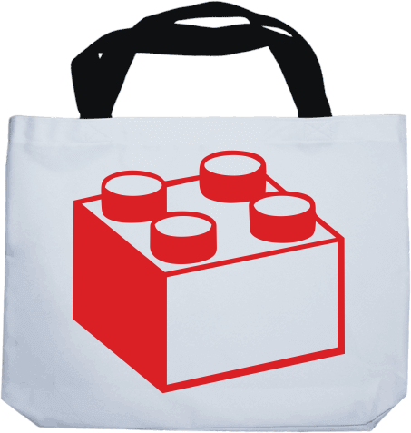 Tote Bag Sunny - Lego Vector (453x477)
