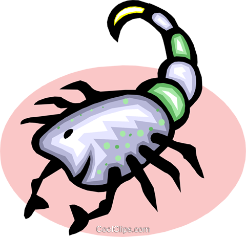Scorpion Royalty Free Vector Clip Art Illustration - Illustration (480x463)