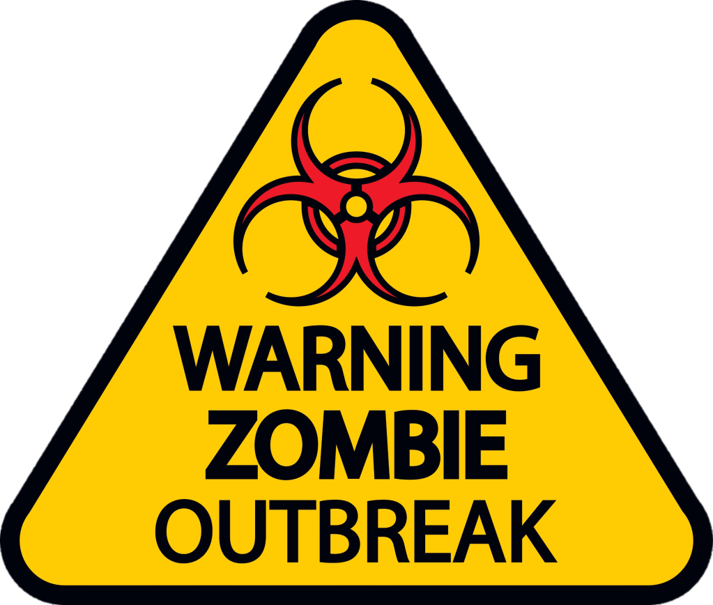 Warning Zombie Outbreak - Zombie Outbreak Warning (1023x868)