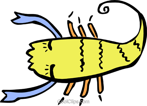 Crustacean Royalty Free Vector Clip Art Illustration - Crustacean Royalty Free Vector Clip Art Illustration (480x348)