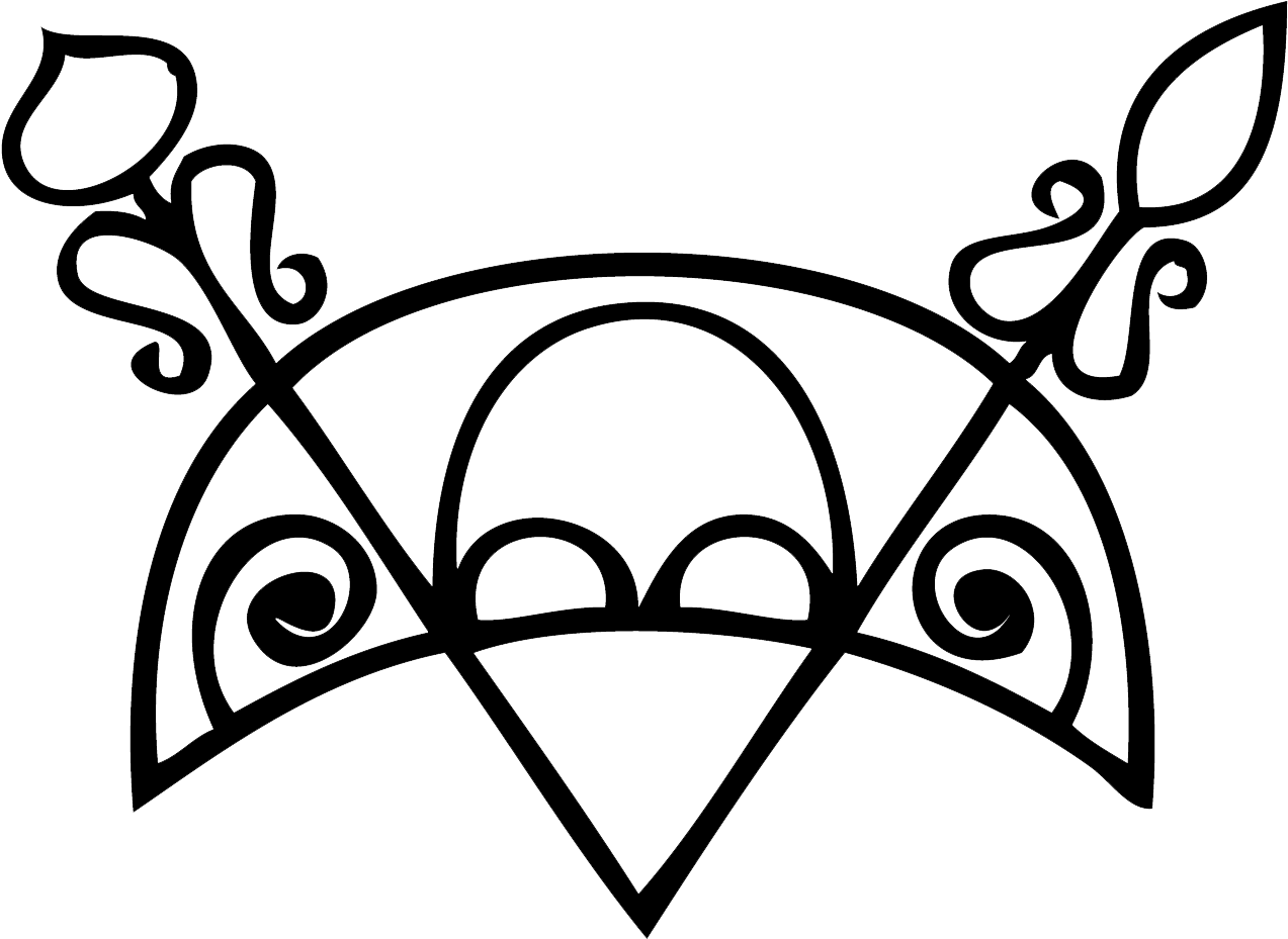 Omeka Xml Crescentvrodpng - Pictish Crescent V Rod (1387x1129)