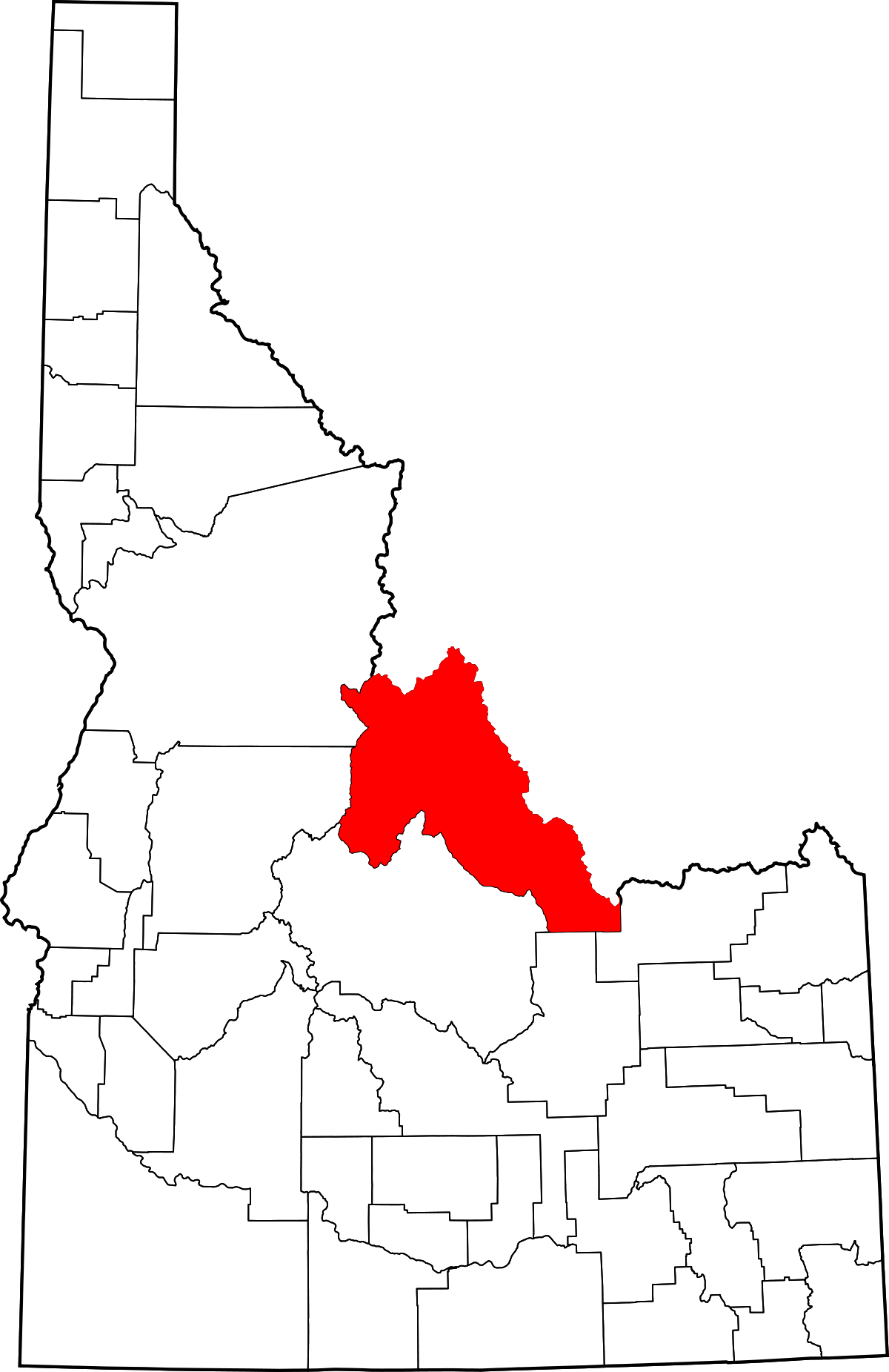 National Register Of Historic Places Listings In Lemhi - Lemhi County Idaho Map (1200x1851)