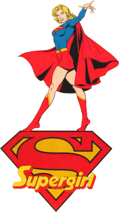 Super Girl Clipart Symbol - Superman Logo (400x710)