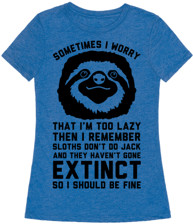 Sometimes I Worry I'm Too Lazy Then I Remember Sloths - Harry Potter Muggle Mens Burgundy T-shirt (484x484)