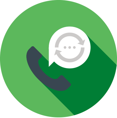 Communicate Often And In Many Forms - Follow Up Icon Circle (378x380)