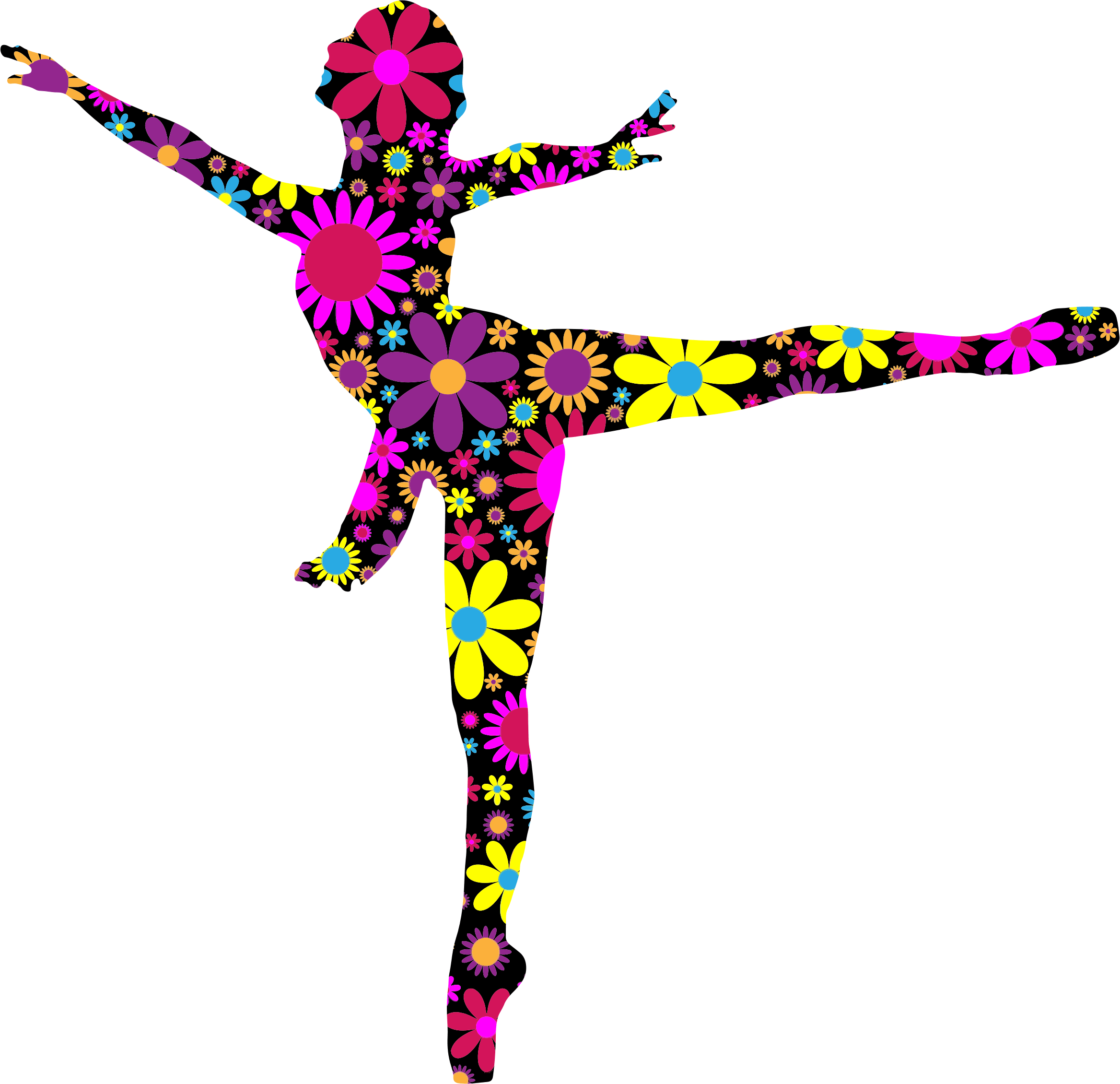 Ballet Dancer Silhouette - Ballet Clipart (2336x2260)