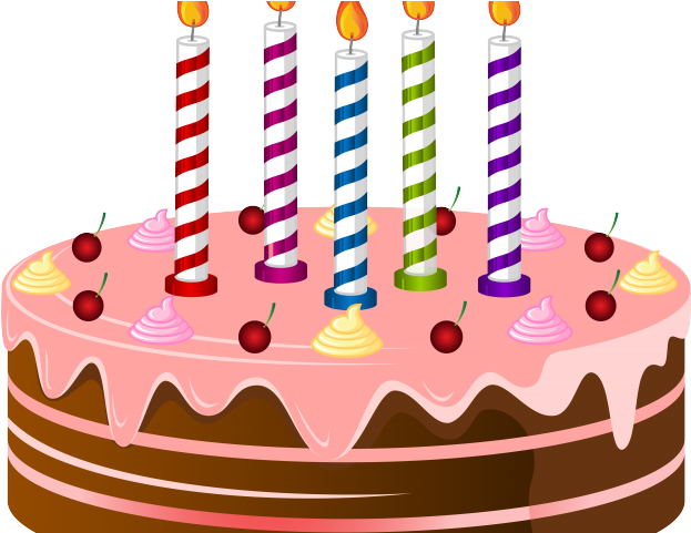 Candle Clipart Birthday Cake - Transparent Birthday Cake Clipart (640x480)