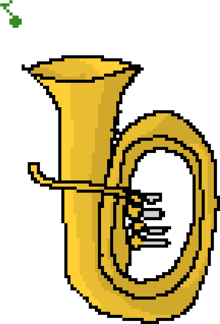 Tuba - Pixel Tuba (1060x1210)