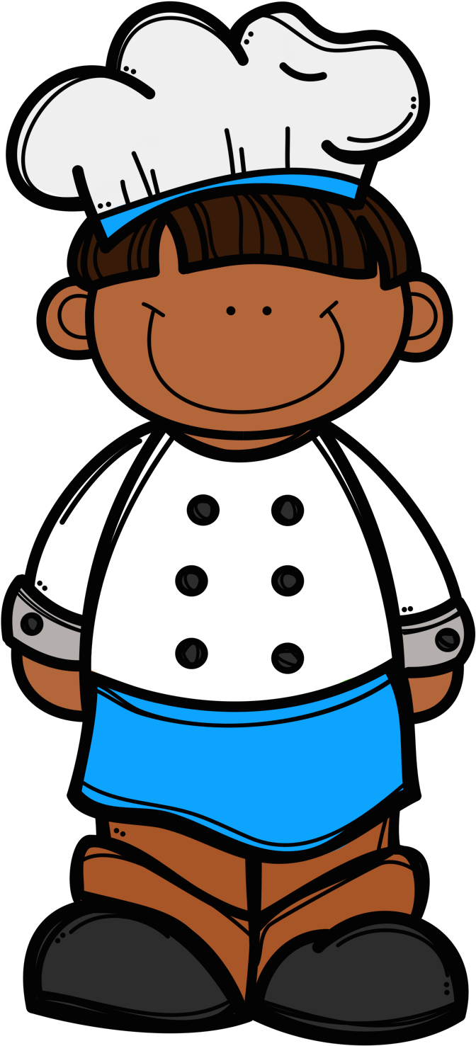 Little Chef 5 - Creative Clips Clipart (836x1603)