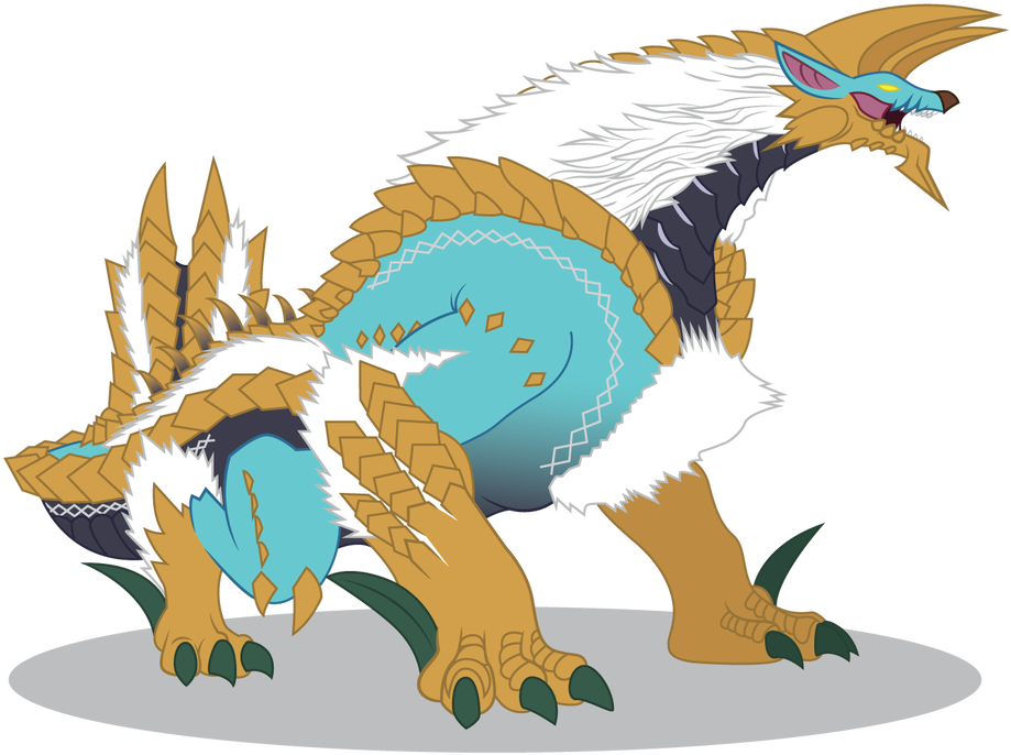 My Little Monster Hunter - Illustration (966x828)