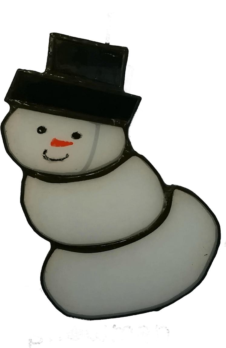 Santa Ornament - Snowman (1200x1200)