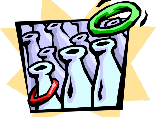 Ring Clipart Bottle - Bottle Ring Toss Clipart (640x480)