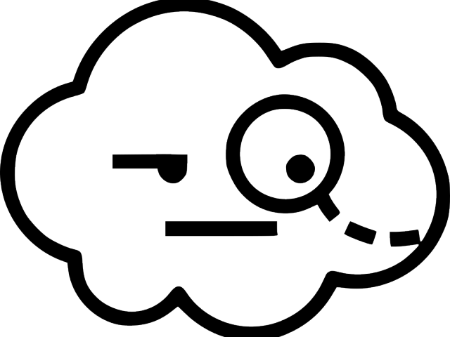 Evil Clipart Cloud - Emoticon (640x480)