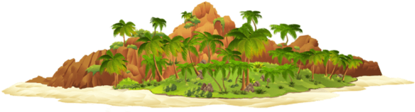 Free Png Download Island With Palm Trees Png Clipart - Clipartisland (850x234)