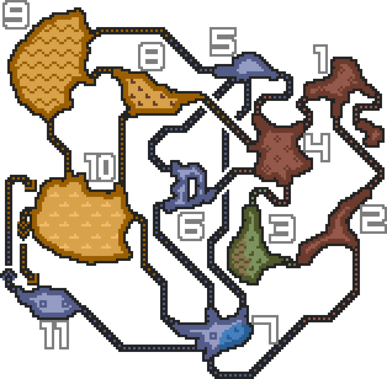 Dune Clipart Desert Map - Monster Hunter Portable 3rd (1570x1540)