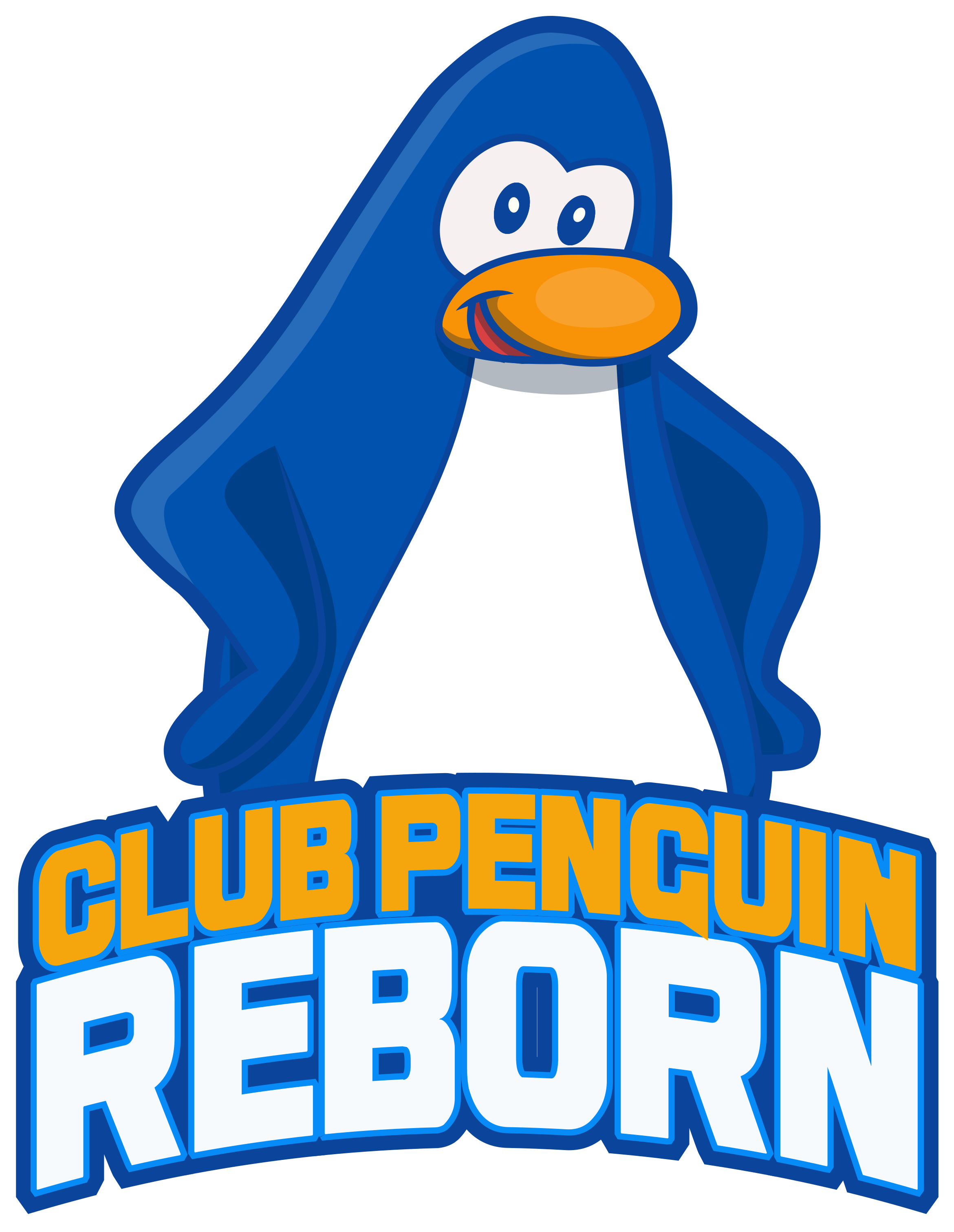 Oasis Clipart Private Island - Adã©lie Penguin (2400x3084)