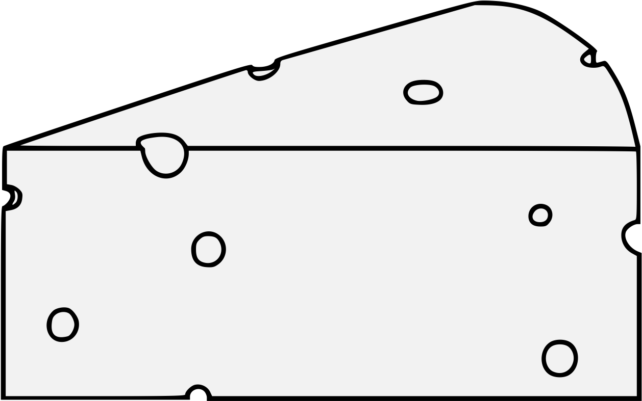 Wedge Of Cheese - Circle (1267x788)
