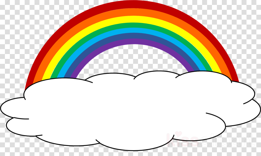 Rainbow Cloud Clipart Cloud Rainbow Clip Art - Captain America Shield Png (900x540)