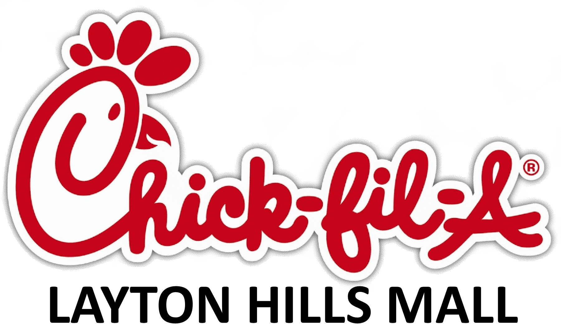 The Boring Rules - Chick Fil A Logo Black And White (1800x1100)