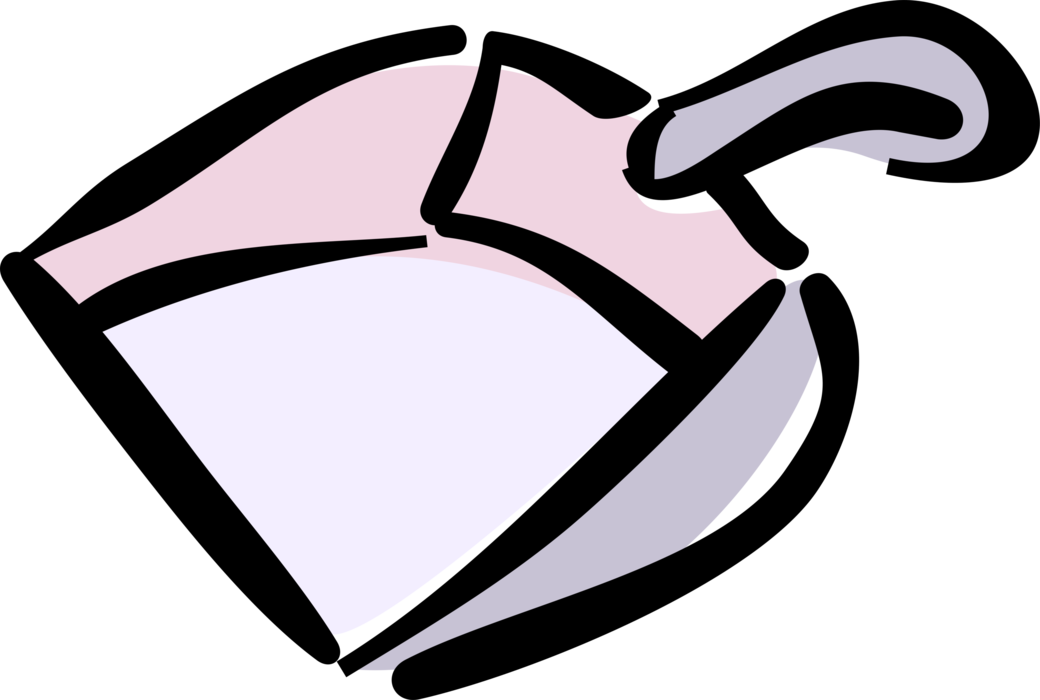Vector Illustration Of Dustpan Cleaning Utensil For - Vector Illustration Of Dustpan Cleaning Utensil For (1040x700)