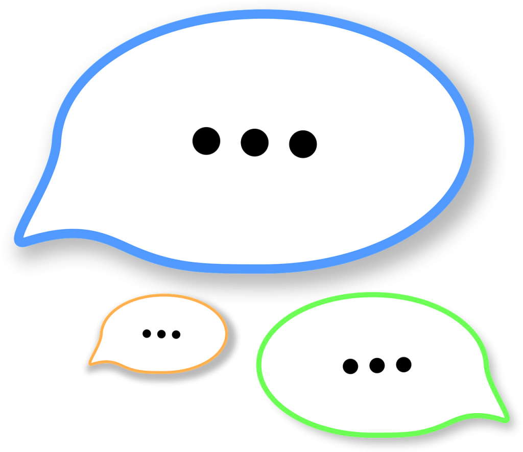 Wi-fi Three Speech Bubbles - Dialogue (1024x885)