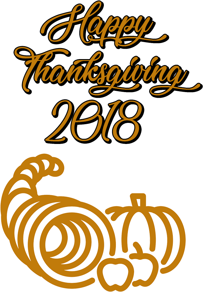 Download - Thanksgiving 2018 Clip Art (1000x1000)