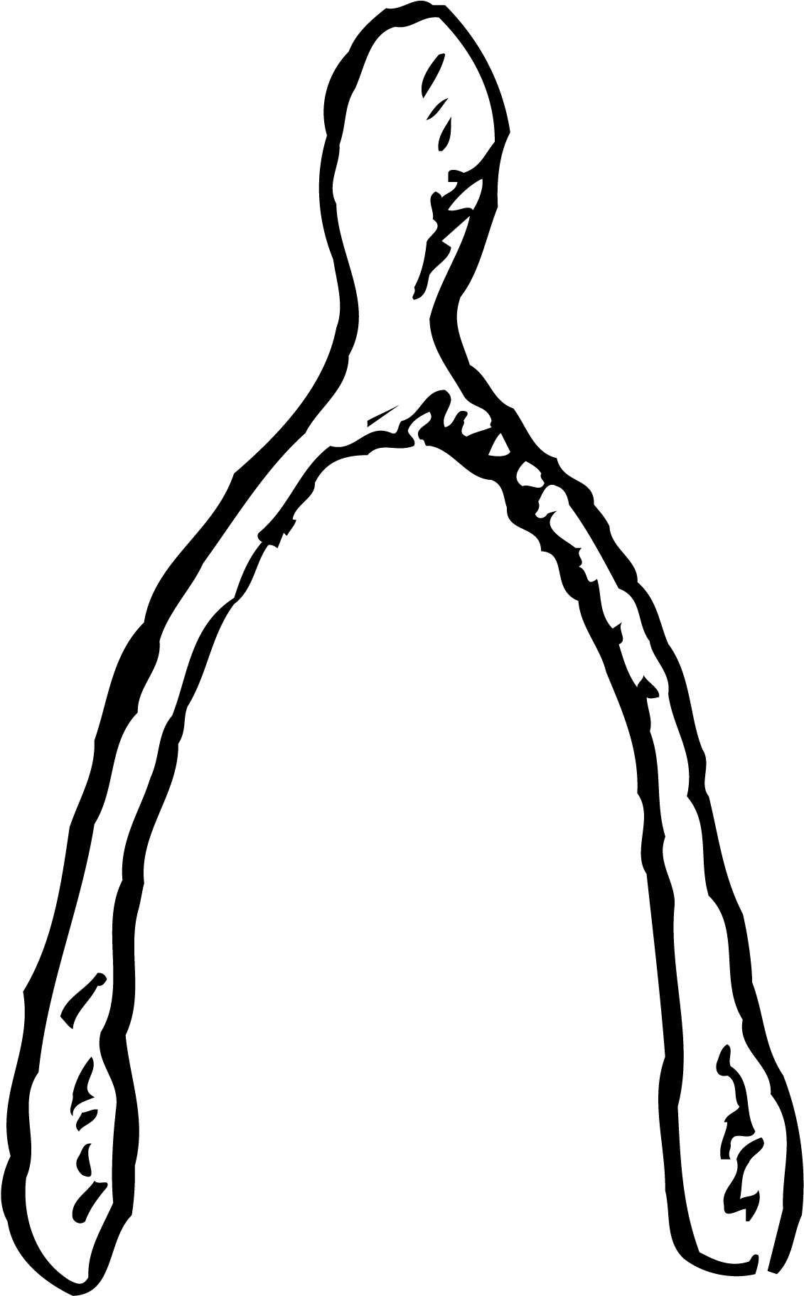 Wishbone Image Royalty Free Stock - Wishbone Symbol (1200x1891)