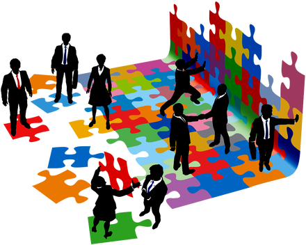 Download Team Work Download Png Hq Png Image Freepngimg - Group Of People Working Together Png (440x352)