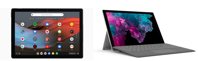 Pixel Slate Vs Surface Pro - Google Pixel Slate Png (800x450)
