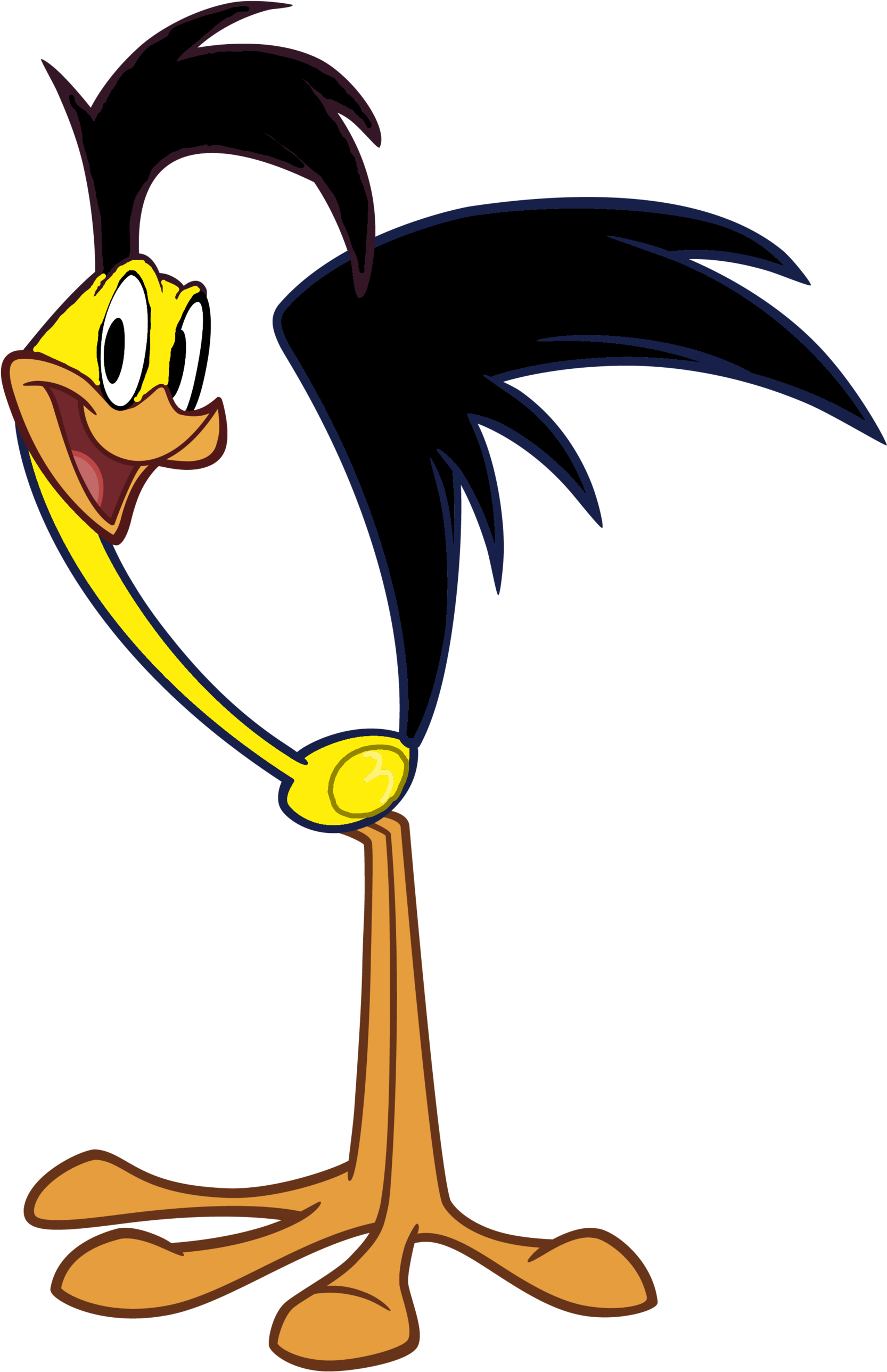 Free Clipart Of A Pheasant Bird - Looney Tunes Character Road Runner (2000x3294)