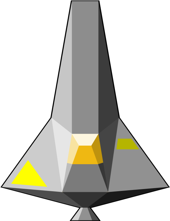 Free Vector Single-seater Space Craft - Space Craft (800x800)