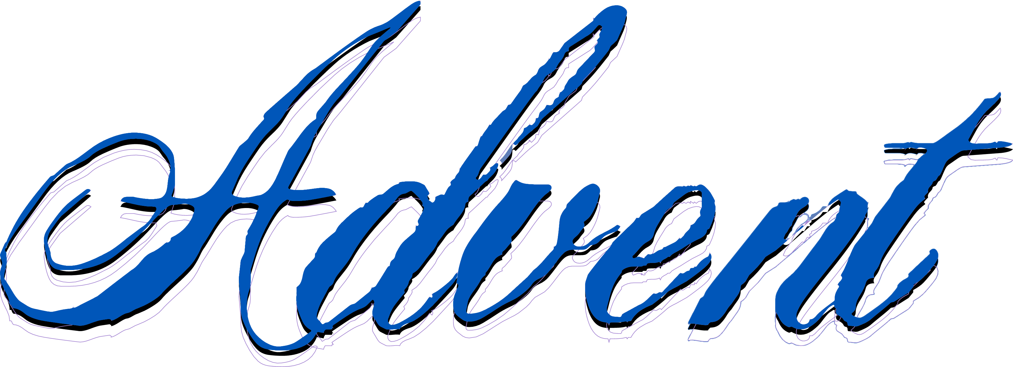 Advent Word Png (3300x1196)