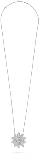 Lotus Clip Pendant, Large Model, - Necklace (550x550)