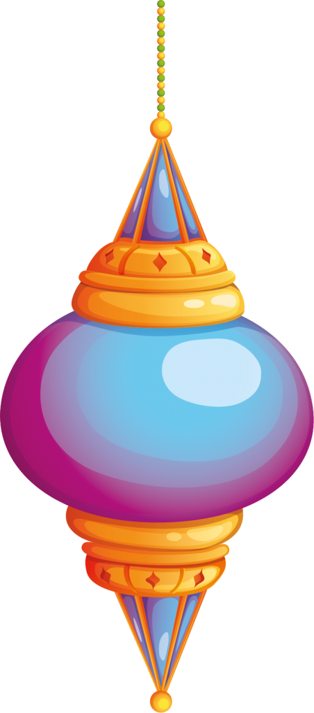 Vector Of Islam Pendant Ramadan Lamp Free Png And Vector - Islamic Vector Circle Background Png (452x1024)