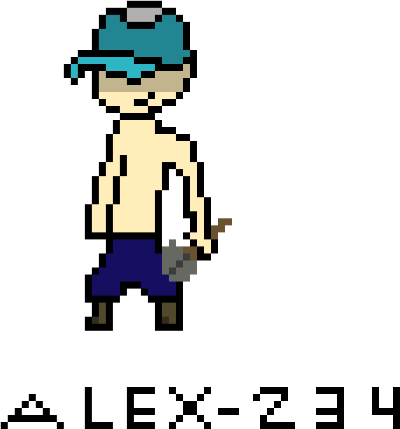 Redneck/peasent - Pixel Art Suicide (630x650)