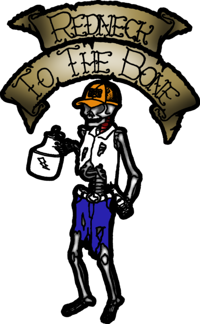 Unfinished Redneck To The Bone By Jmarftatkinson - Cartoon (703x1136)