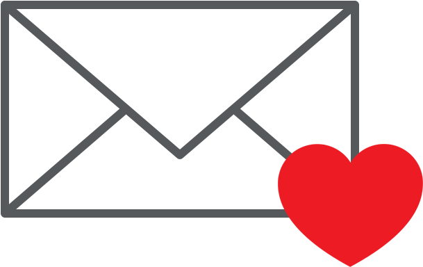 Dropahint - Black And White Mail Icon (700x700)