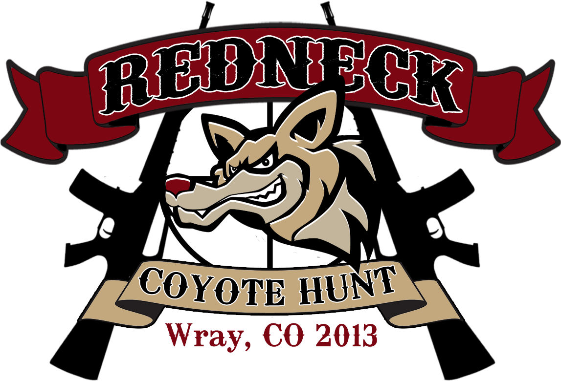 Redneck Coyote Hunt - Cartoon (1200x800)