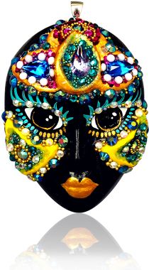 3d Pendant Xara Meaning Of The Name Xara - Mask (400x400)