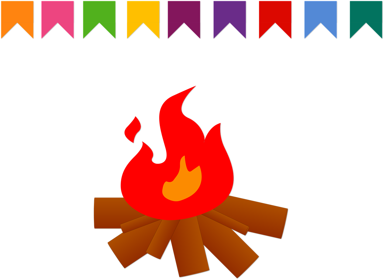 The Stake St John Festa Junina - Fogueira São João Png (1280x940)